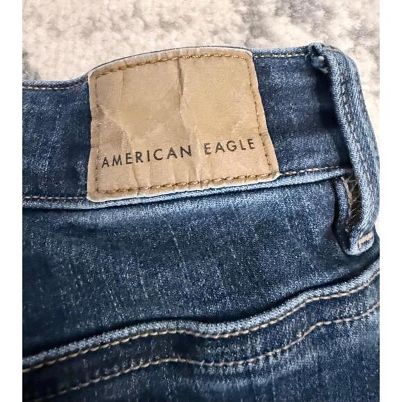American Eagle Super High-Rise Jegging – Dark Wash Stretch Denim - Picture 10 of 10